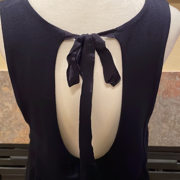 Loft Knit Navy Blue Knit Dress with Jewel Details - Picture 5 of 7